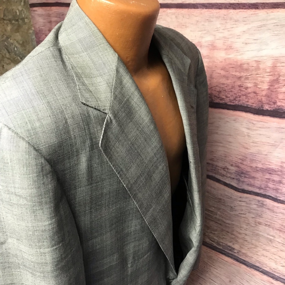 Ralph Lauren Mens Sport Coat Blazer Gray Brown